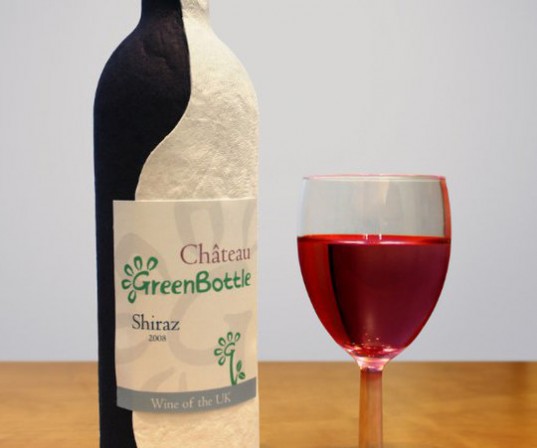 botella de vino de papel botella de vino de papel