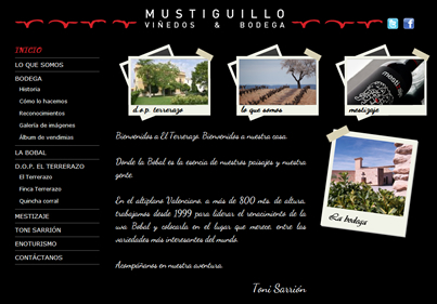 Mustiguillo en Internet