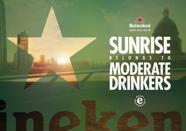 Sunrise belongs to moderate drinkers