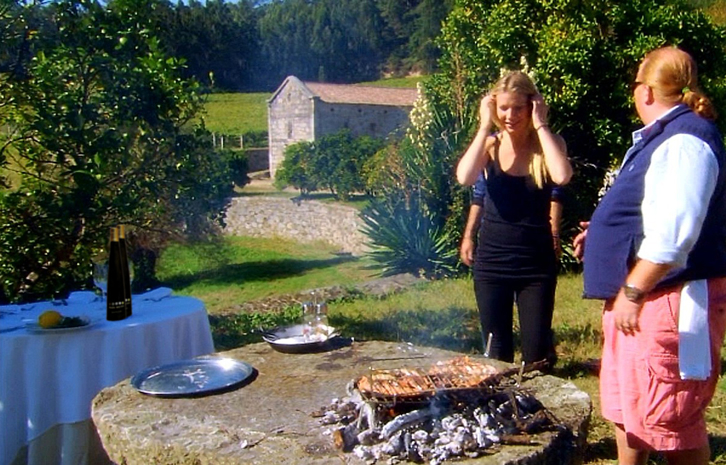 Gwyneth Paltrow en el Pazo Baión