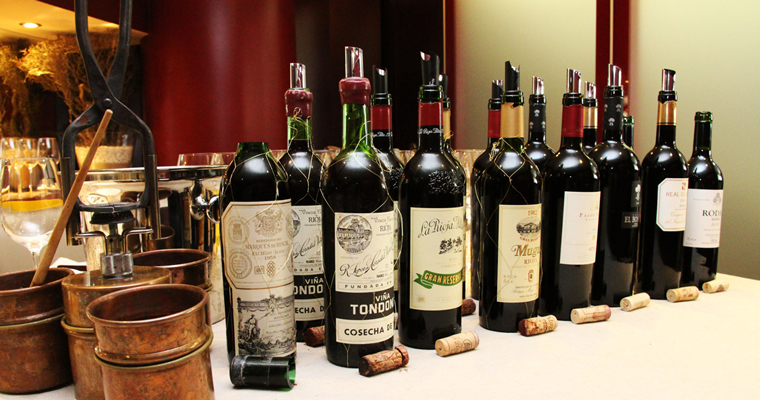 Cata histórica de vinos Rioja en Lavinia Madrid Cata histórica de vinos Rioja en Lavinia Madrid