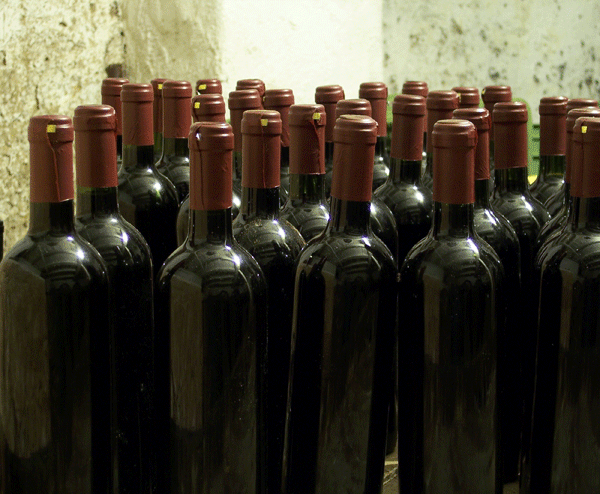 botellas de vino