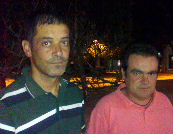 Xoan Antón Allegue y Roberto Rivas