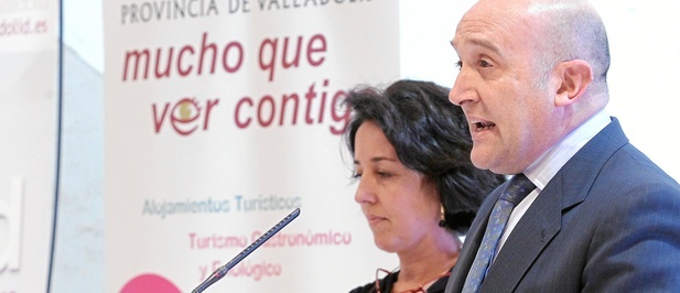 Carnero y Cantalapiedra presentan la oferta de Valladolid en Fitur Carnero y Cantalapiedra presentan la oferta de Valladolid en Fitur
