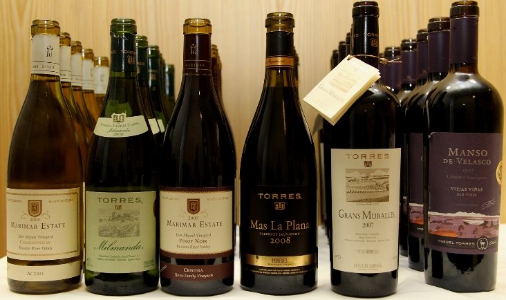 Grandes vinos de Bodegas Torres