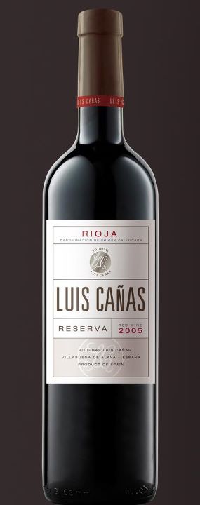 Luis Cañas Reserva 2005