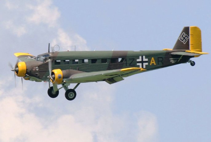 legendario avión JU 52