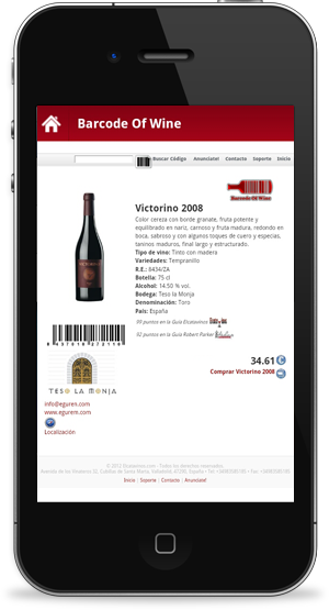 Barcode of Wine, la nueva guía de vinos