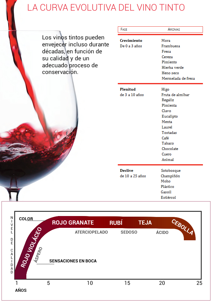 curva del vino