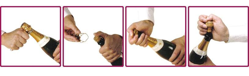 Unidad Gracia principal El secreto para abrir un vino espumoso