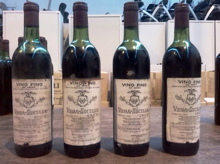 Colección de vinos Vega Sicilia