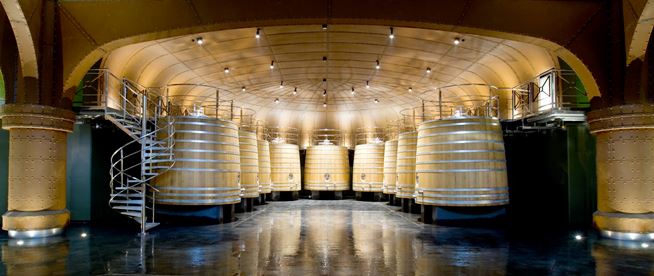 Sala de tinos en Vivanco