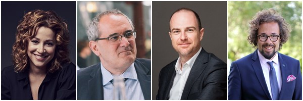 Almudena Alberca MW, Pedro Ballesteros MW, Andreas Kubach MW y Fernando Mora MW