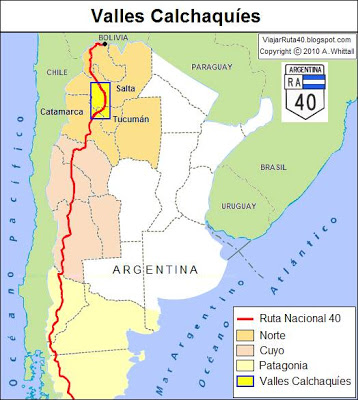 Imagen Mapa Valle Calchaqui