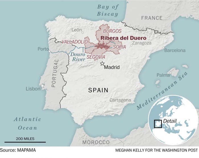 Ribera del Duero, región para visitar según 'The Washington Post' Ribera del Duero, región para visitar según 'The Washington Post'