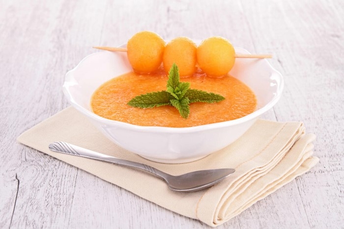 sopa de melón cantaloup