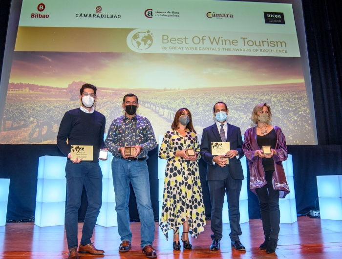 Best Of Wine Tourism 2022 Bilbao-Rioja premiados.