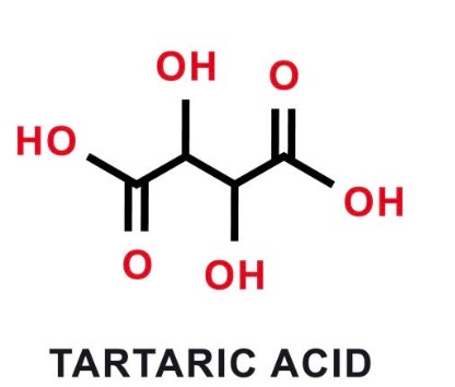 Estructura del ácido tartárico