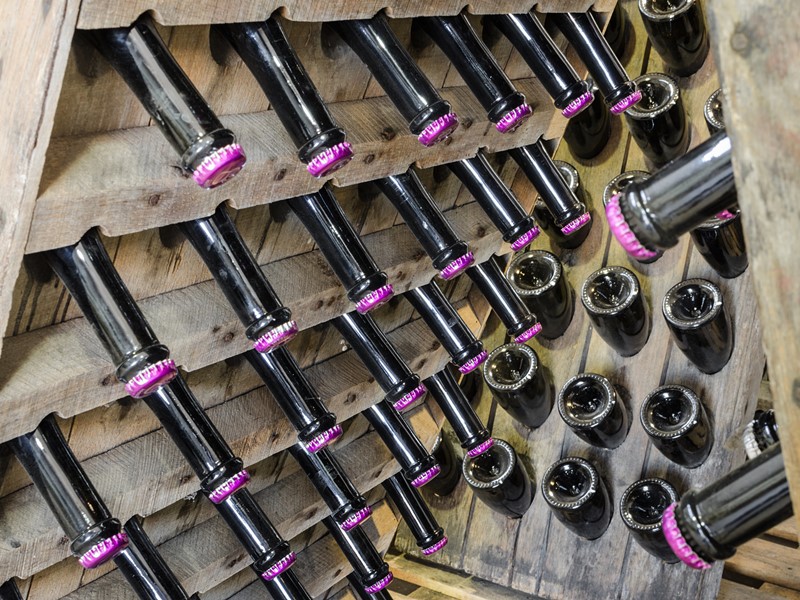 Tapón corona en segunda fermentación en botella
