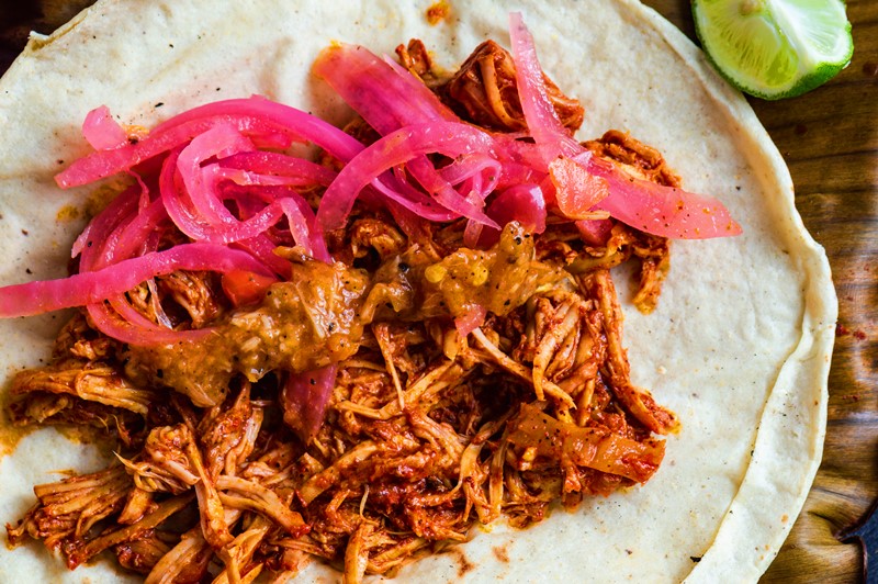 Tacos Mexicanos de Cochinita Pibil