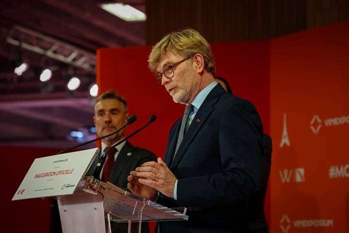 Marc Fesneau, French Minister of Agriculture during the presentation of the last edition of 2024.