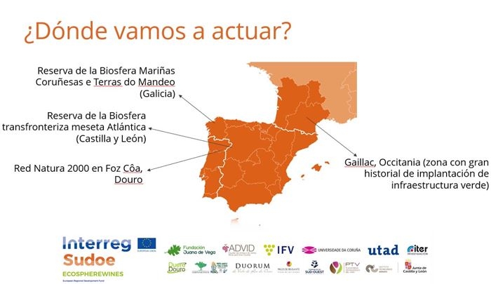 13 socios de España, Francia y Portugal se han unido para llevar a cabo este proyecto, bajo la coordinación de la Fundación Juana de Vega.