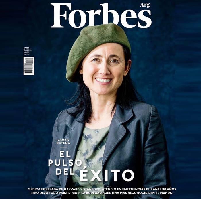 La Doctora Laura Catena fue portada de Forbes Argentina