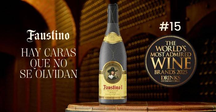 Bodegas Faustino se posiciona entre las 15 marcas de vino más admiradas del mundo