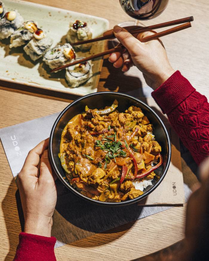 UDON incorpora el Tikka Masala a su carta de primavera en todos sus restaurantes en España