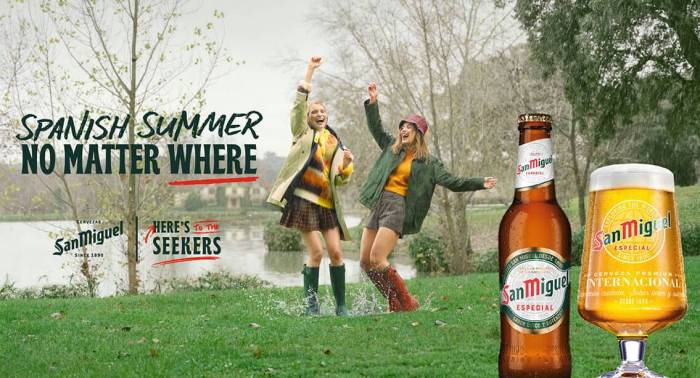 San Miguel lanza una campaña europea para asociar su cerveza al estilo de vida español