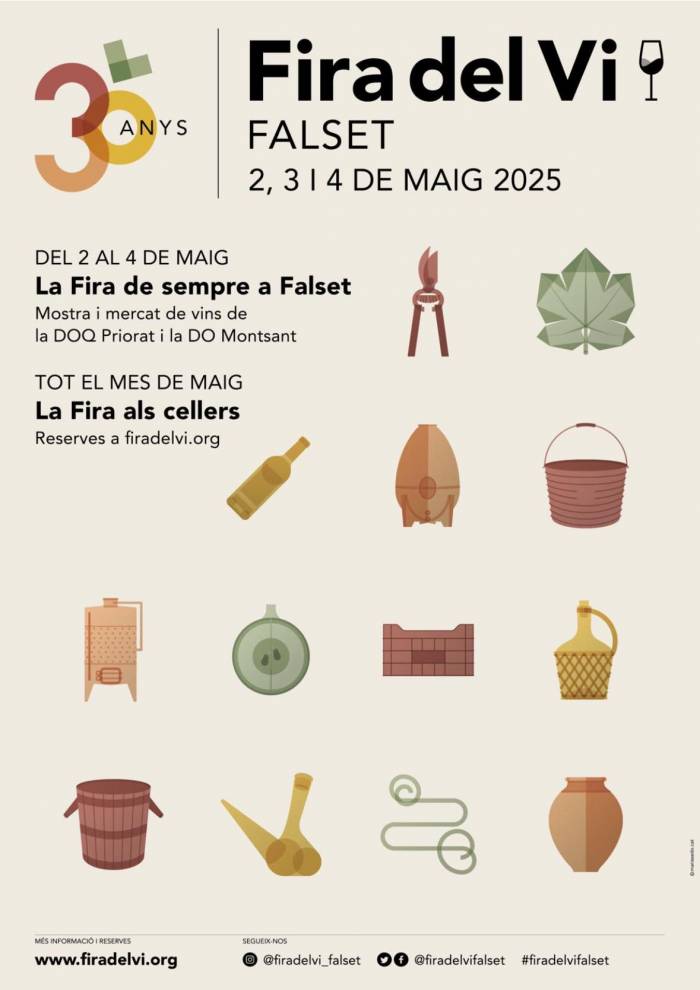 La Fira del Vi de Falset celebra su 30 aniversario con más de 60 bodegas participantes