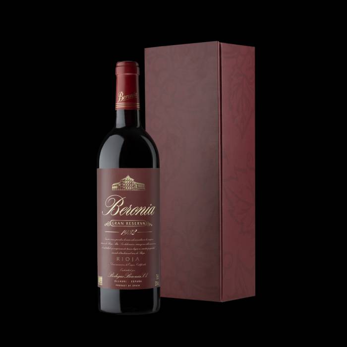 Beronia Gran Reserva 1982, elegido mejor vino tinto en el Concurso Internacional Bacchus 2025