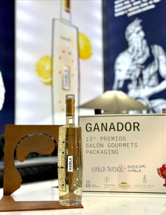 El vino extremeño HABLA Duende recibe el premio al mejor packaging en Salón Gourmets 2025