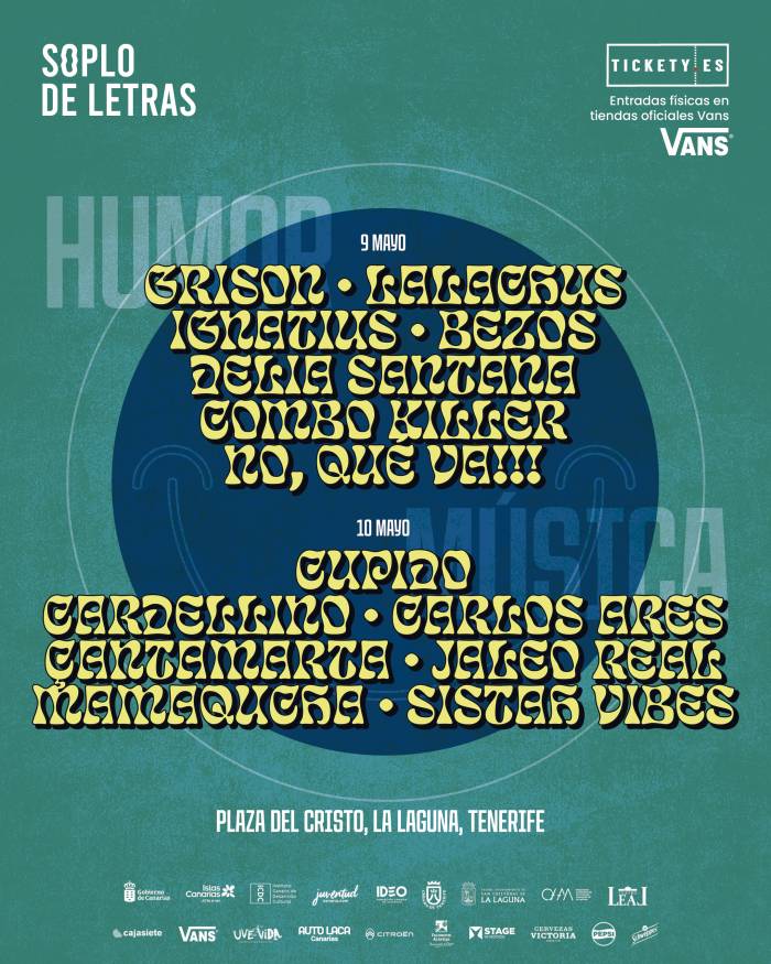 Los vinos de Tacoronte-Acentejo serán la bebida oficial del Festival Soplo de Letras 2025 en La Laguna