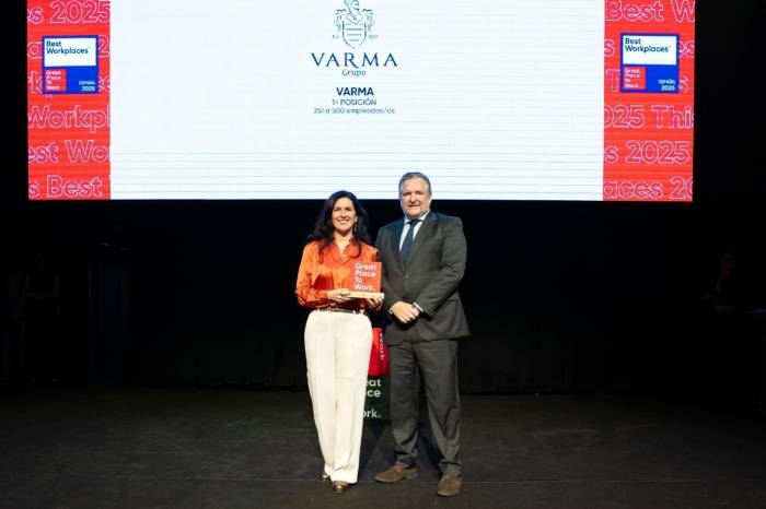 Varma es reconocida como la mejor empresa para trabajar en España en su categoría