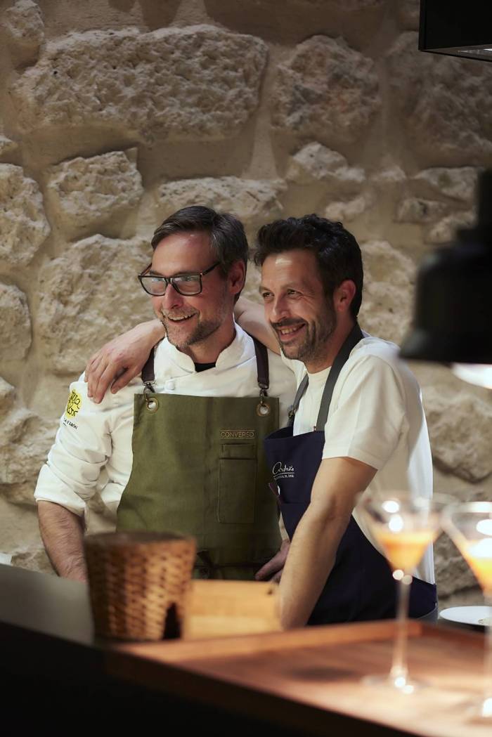 La cena Fraternitas reúne a Miguel Ángel de la Cruz e Iván Cerdeño en Converso