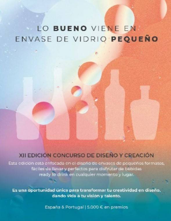 Verallia lanza un concurso para diseñar envases de vidrio pequeños y sostenibles en España y Portugal