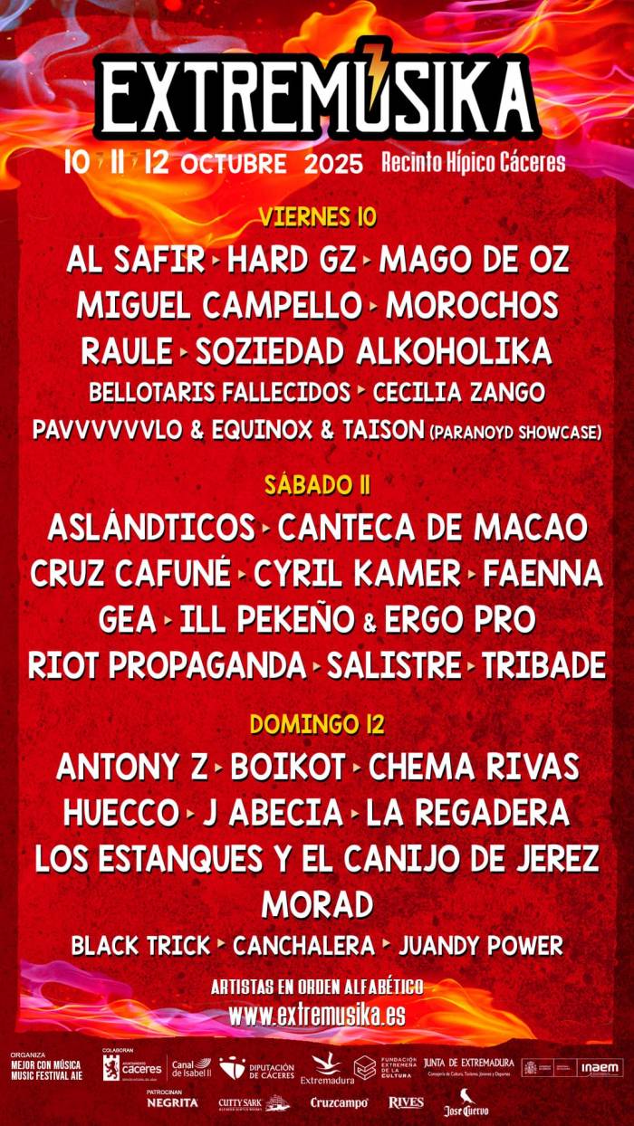 Extremúsika cierra cartel con Los Estanques y El Canijo de Jerez para su edición de octubre en Cáceres
