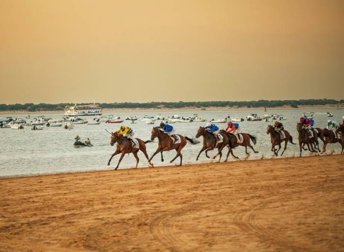 El Premio Manzanilla Solear cierra el segundo ciclo de las Carreras de Caballos de Sanlúcar en la playa