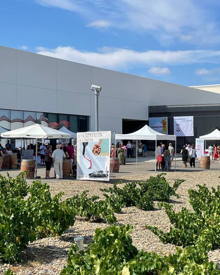 Bodegas Aragonesas presenta en Fuendejalón su nuevo orange wine Oxia durante la quinta edición de D’Vinos