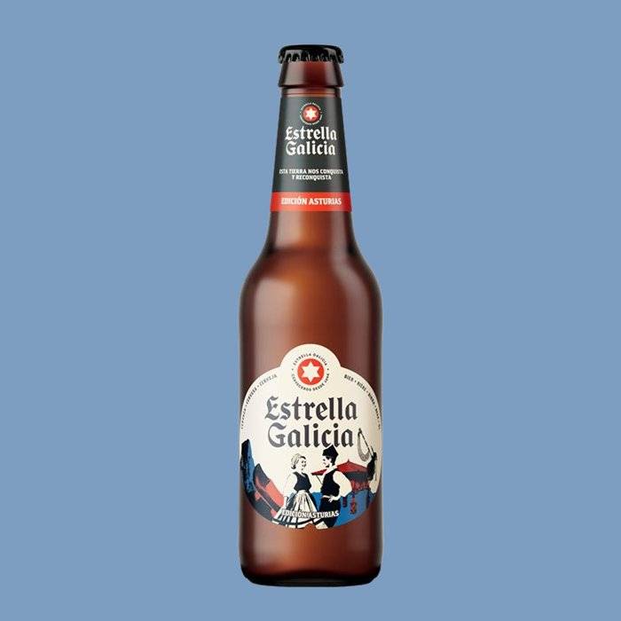 Estrella Galicia lanza una edición especial de cerveza inspirada en los símbolos de Asturias