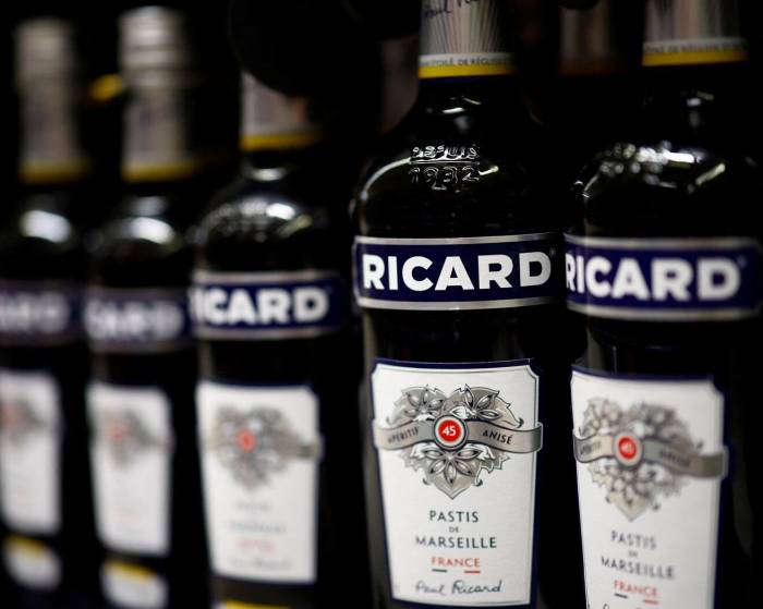 Pernod Ricard reports sales decline but beats forecasts as tariff impact eases
