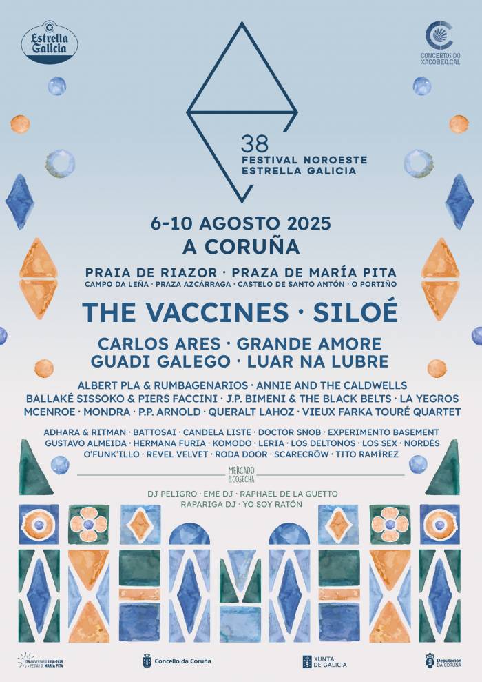 A Coruña celebra el 38º Festival Noroeste Estrella Galicia con más de treinta artistas y seis escenarios