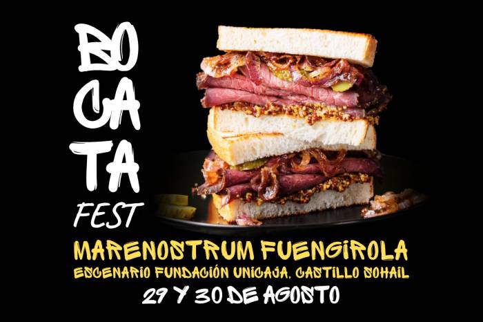 Bocata Fest reunirá gastronomía y música en Marenostrum Fuengirola a finales de agosto