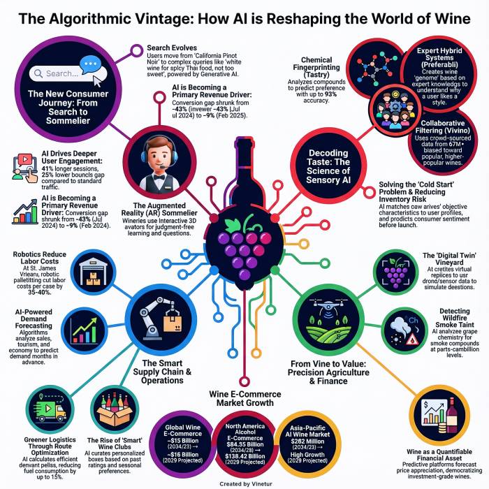 AI Drives 41% Longer Shopping Sessions as Wine E-Commerce Nears $16 Billion by 2029