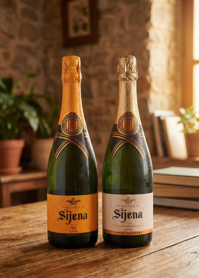 Un cava conmemorativo celebra la vuelta de las pinturas murales al Monasterio de Sijena en Aragón