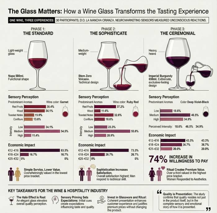 Premium Glassware and Rituals Raise Perceived Wine Value by 74 Percent, Study Finds
