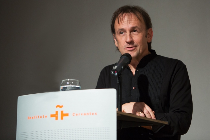 Manuel Moraga en el Instituto Cervantes de Berlín