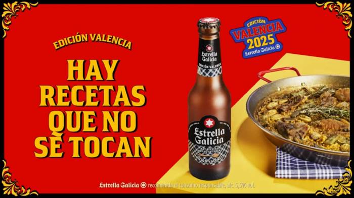 Estrella Galicia lanza edición especial de botellas en homenaje a la gastronomía valenciana