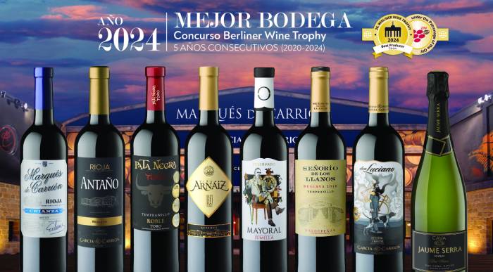 García Carrión, mejor bodega española por quinto año en Berliner Wine Trophy